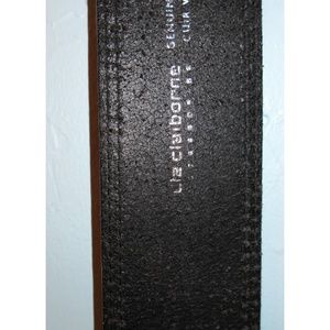 Liz Claiborne Black Leather Belt